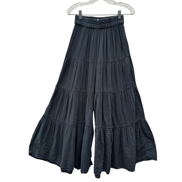 Mara Hoffman Pants - Mara Hoffman Shelesea Tiered Wide Leg Palazzo Pant Boho Gauze XS